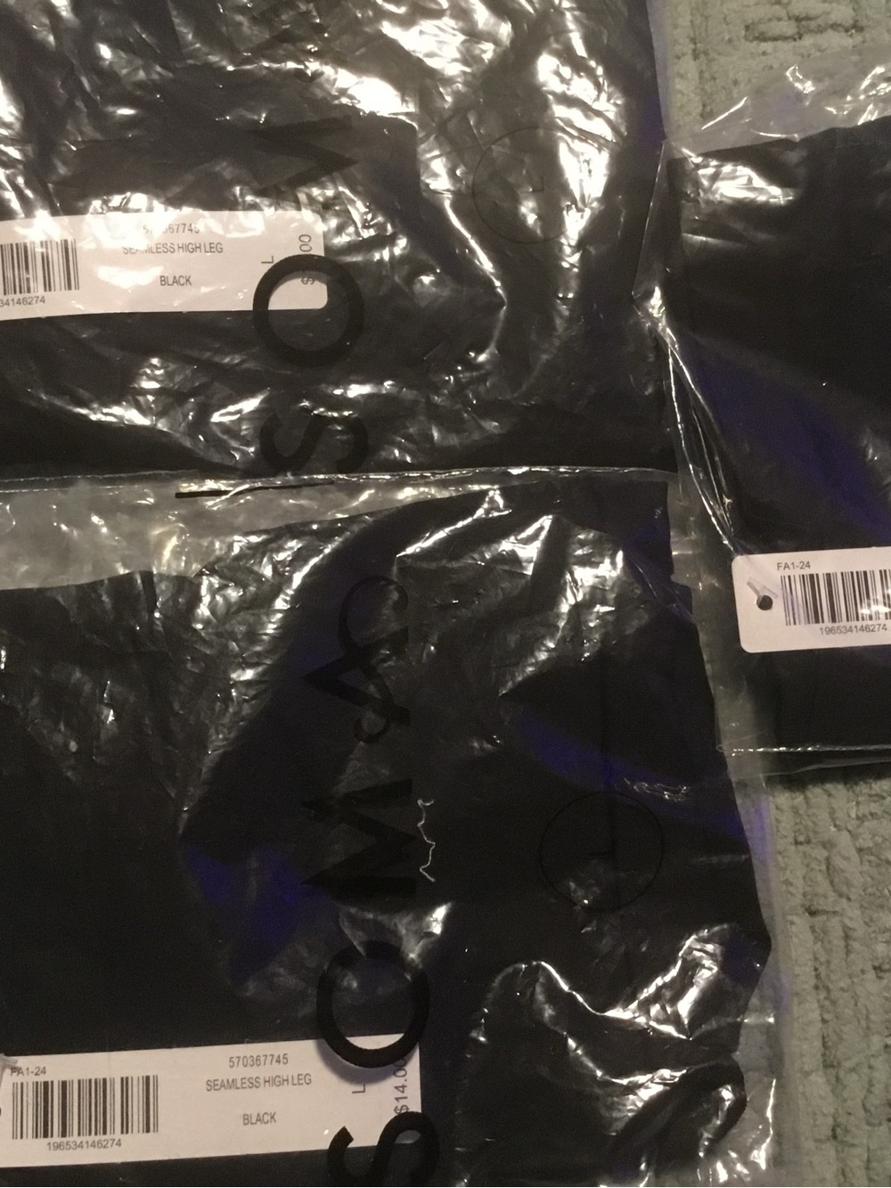 Soma Black Seamless High Leg Panties (Black)